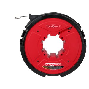 Milwaukee M18 FUEL Angler 240′ x 1/8 Steel Pulling Fish Tape Drum