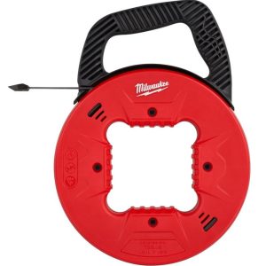 Milwaukee 25 Ft. 1/4 in. Steel Fish Tape with Low Profile Tip