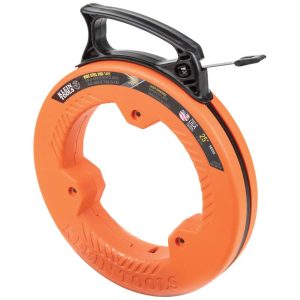 Klein Tools 25′ Wide Steel Fish Tape