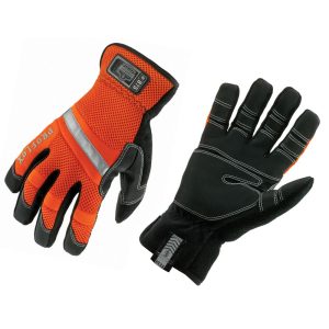 Ergodyne ProFlex 875 Hi-Vis Gauntlet Trades Gloves – Large
