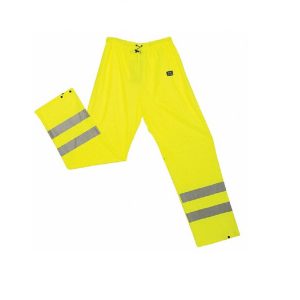 Helly Hansen Mens Yellow Polyester Hi-Vis 2-XL Narvik Rain Pants
