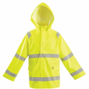 Occunomix Yellow Flame Resistant Rain Jacket – Medium