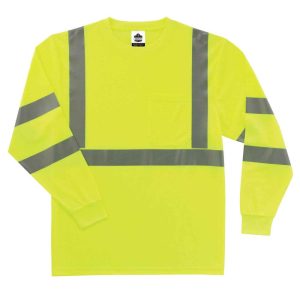 Ergodyne Glowear 8391 Type R Class 3 Long Sleeve T-Shirt – 2XL