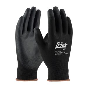 Protective Industrial Products Gloves Black G-Tek Seamless Knit Nylon Blend Small