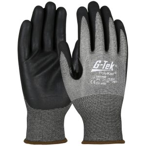 Protective Industrial Products Gloves Salt & Pepper G-Tek PolyKor Seamless Knit Blended XS