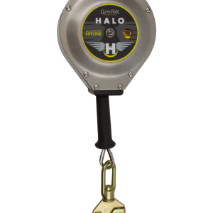 Guardian Fall Protection 30′ Halo Cable SRL with Steel Snap Hook