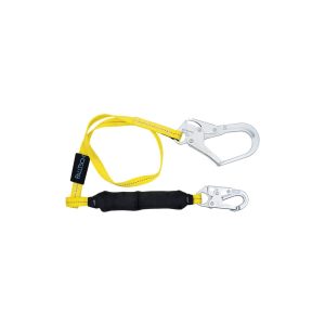 Falltech Soft Pack FT Basic 6′ Single Leg Lanyard with Rebar Hook