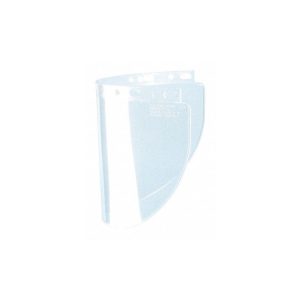 Propionate Fiber-Metal Clear Faceshield Window Wide Visor