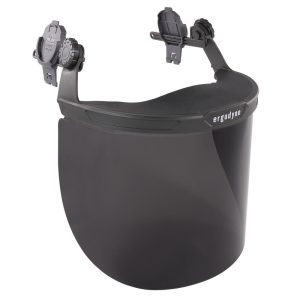 Ergodyne Smoke Lens Gray Hard Hat Face Shield for Full Brim