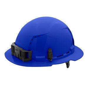 Milwaukee Blue Full Brim Vented Hard Hat with 6pt Ratcheting Suspension Type 1 Class C