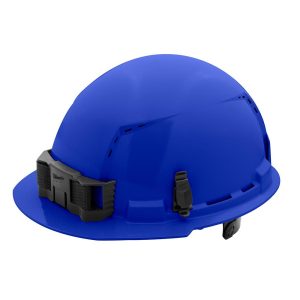 Milwaukee Blue Front Brim Vented Hard Hat with 6pt Ratcheting Suspension Type 1 Class C