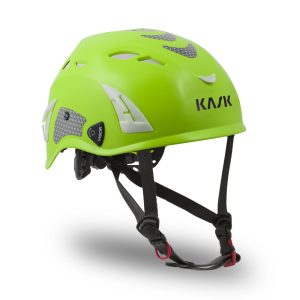 KASK America SUPERPLASMA HD HI VIZ Ventilated Work/Rescue Helmet – Lime Fluo