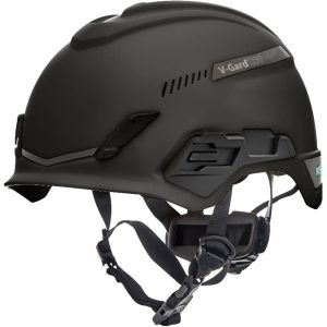 MSA Safety Works V Gard H1 Safety Helmet Trivent Black Fas Trac III Pivot