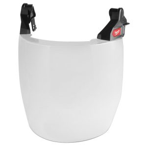 Milwaukee BOLT Full Face Shield Clear Dual Coat Lens Compatible with Safety Helmet No Brim