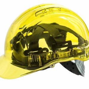Portwest Peak View Ratchet Vented Hard Hat – Yellow