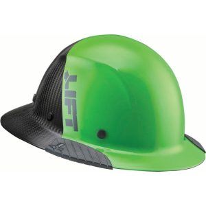 Lift Safety DAX Fifty/50 Full Brim Hard Hat Green Carbon Fiber