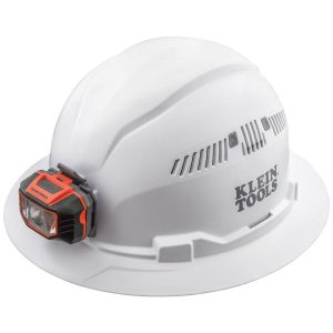 Klein Tools Hard Hat Vented Brim with Headlamp