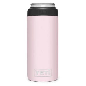 Yeti Rambler Colster Slim Can Insulator Ice Pink 12oz