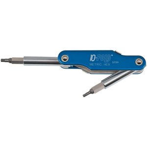 Klein Tools 10 Pc Fold Metric Hex Screwith Nut Driver