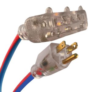 Voltec 25ft 12/3 SJEOW Extreme U-Ground Triple Tap Extension Cord