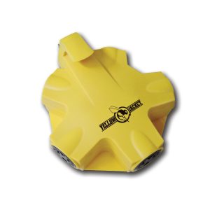 Southwire 5 Outlet Grounded Adapter 15 Amp Yellow