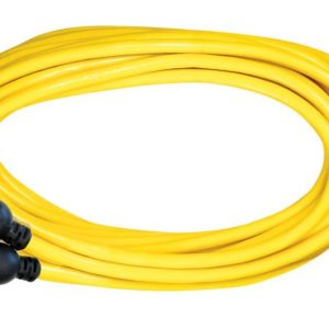 Voltec 50 Ft. 12/3 STW Yellow Extension Cord NEMA L5-20P L5-20R