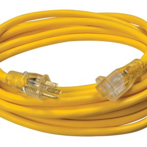 Southwire High Visibility Extension Cord Lighted End 25′ 12/3