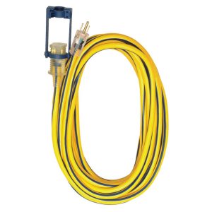 Voltec 50 ft 12/3 SJTW E-Zee Lock U-Ground Extension Cord