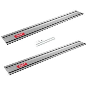 Milwaukee Track Saw 55 Guide Rail 2pk with Rail Connector Bundle