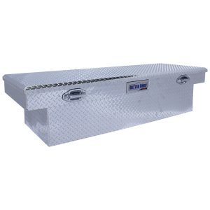 Better Built 69 SEC Saddle Truck Tool Box DEEP & WIDE BRITE ALUMINUM